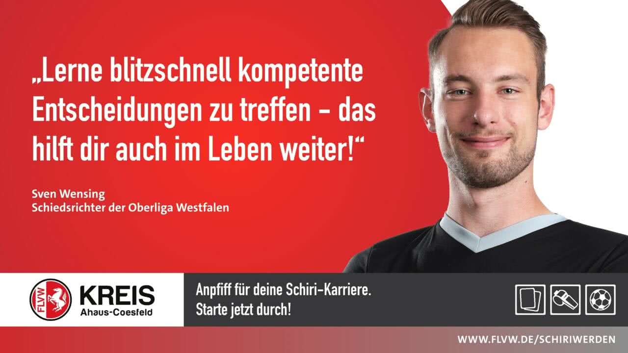 Schiri-Kampagne Ahaus-Coesfeld