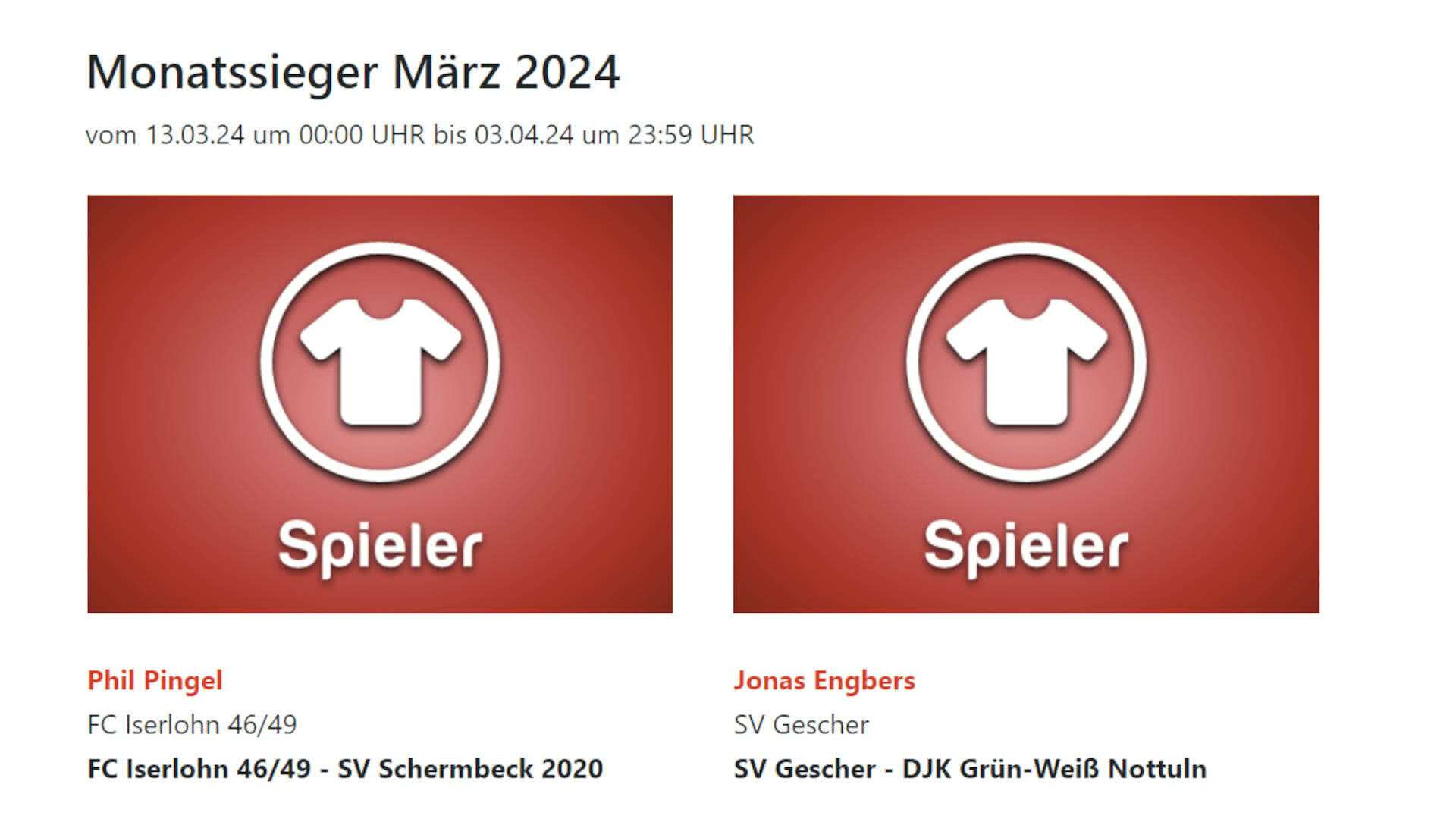 Voting  Monatssieger März 2024