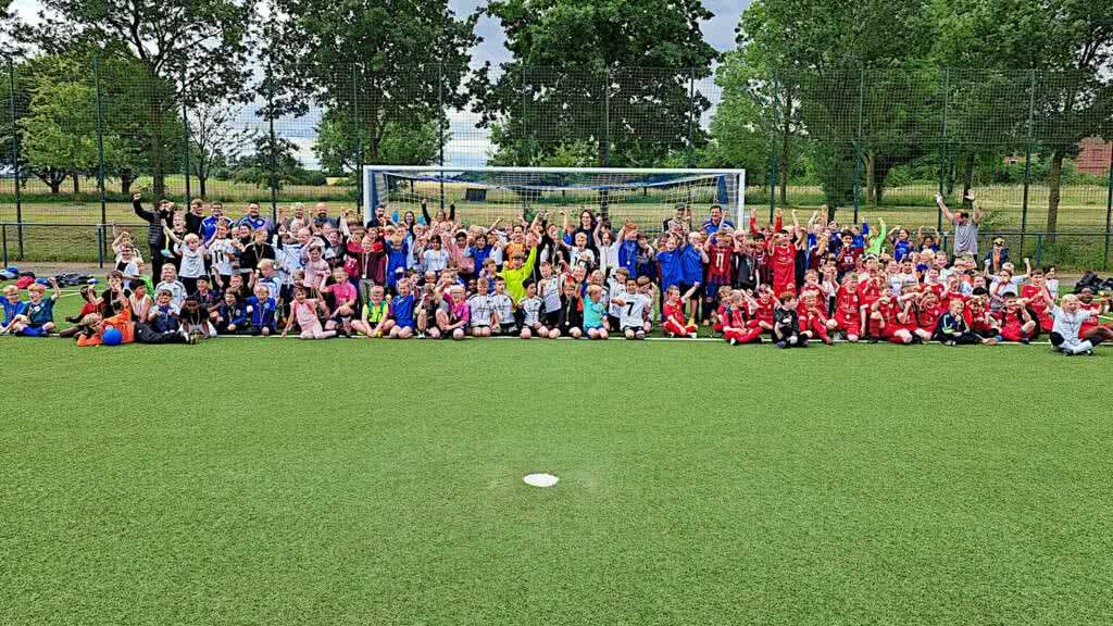 Alle Mannschaften beim Baumberge Cup der Grundschulen Rosendahls und Billerbecks