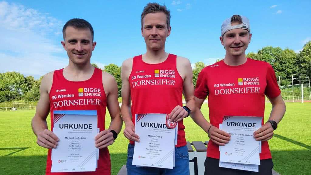 Männer Gewinnerinnen 5 km Westfälische Meisterschaft