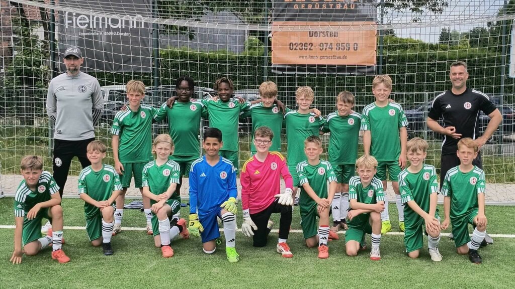 Die E-Junioren Kreisauswahl vom Stützpunkt Osterwick beim Turnier in Dorsten.