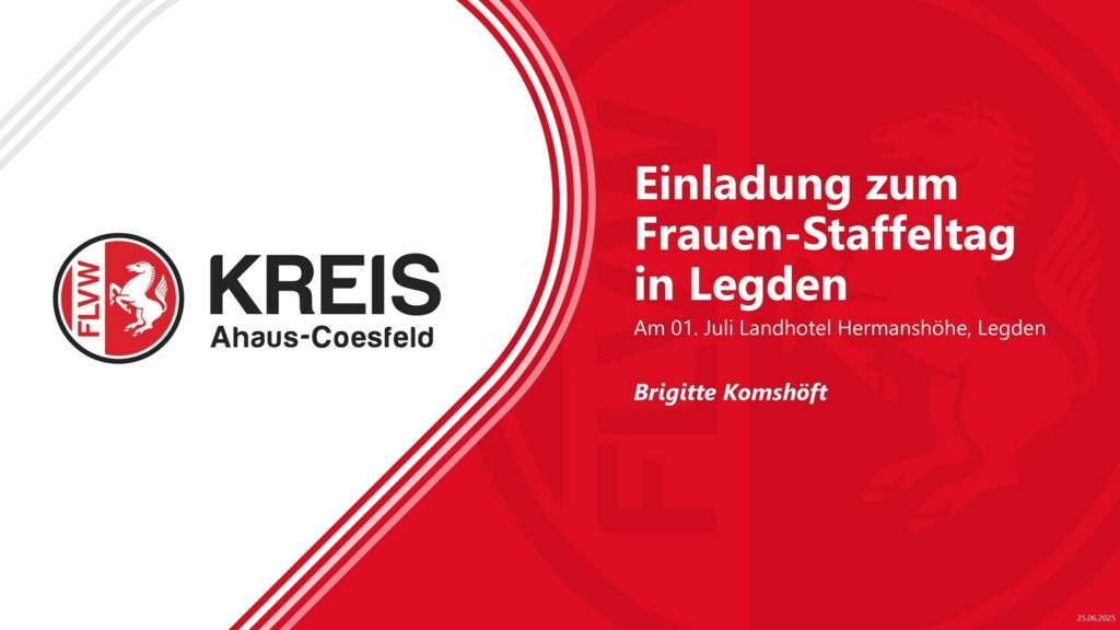 Einladung Frauenstaffeltag 2025