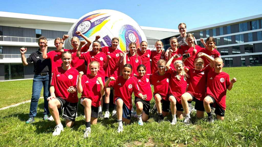 „Besten Tag am DFB-Campus“  für die U12- und U13-Juniorinnen-Kreisauswahl Ahaus-Coesfeld