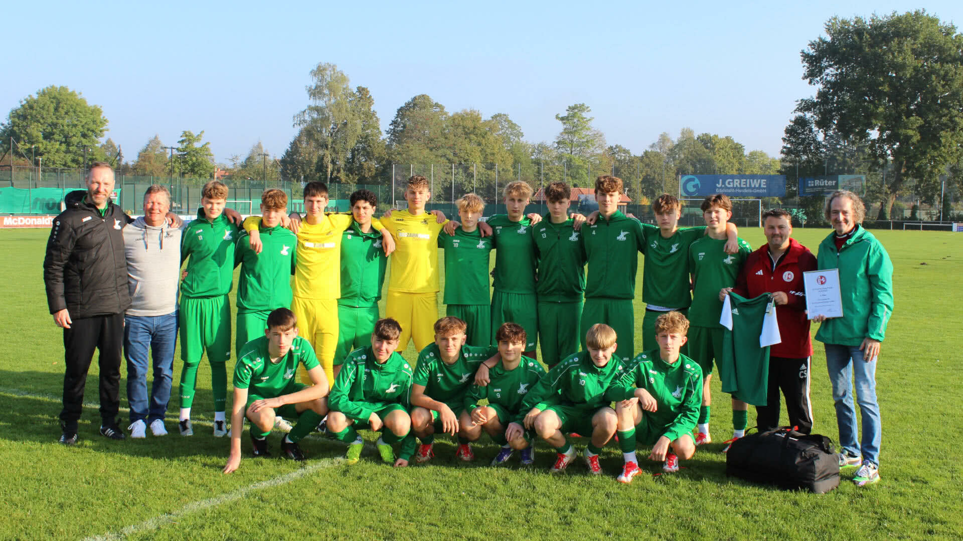 SG Coesfeld erhält Fair-Play-Pokal 2024/2025