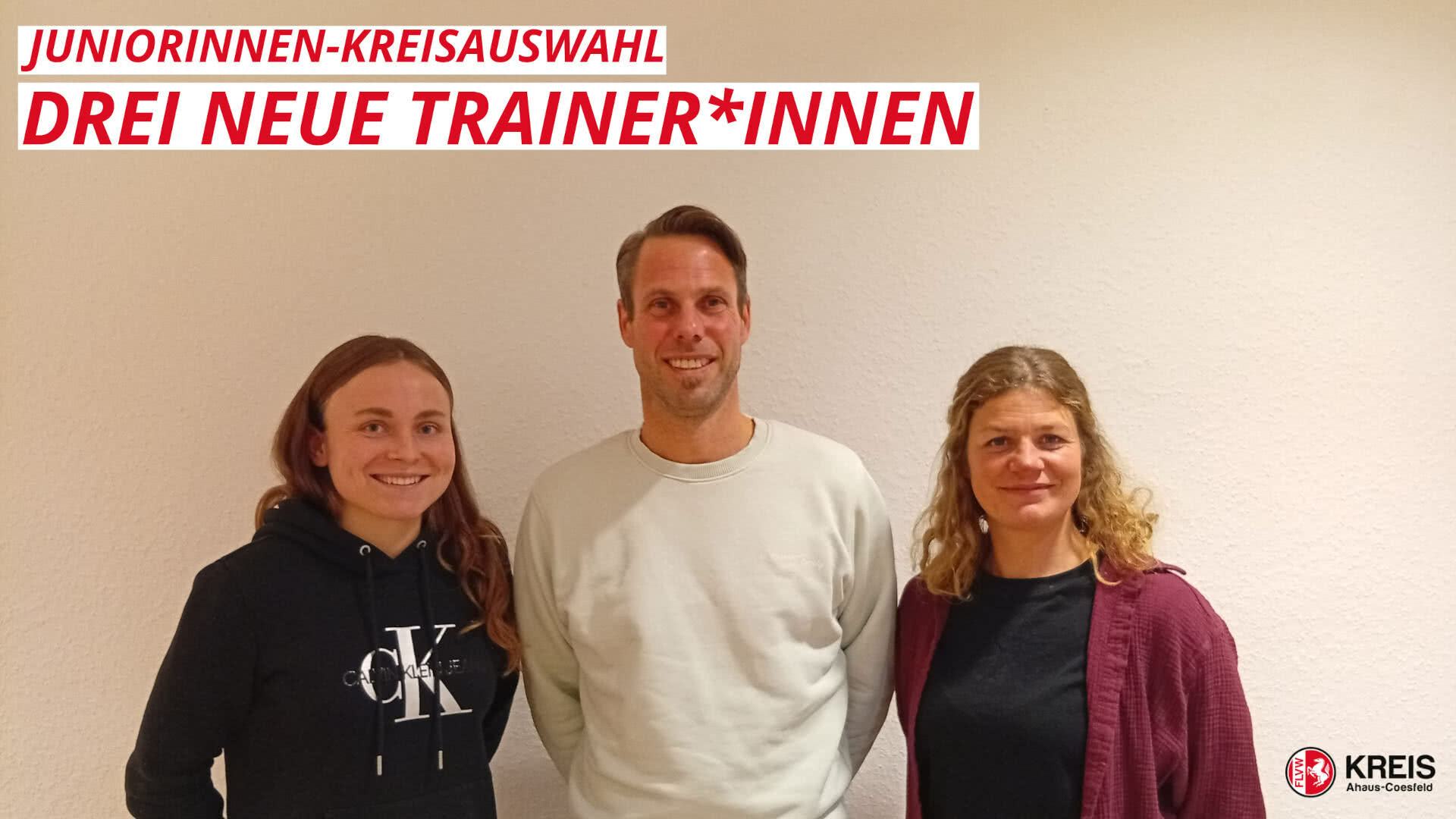 Neue Kreisauswahltrainer*innen für den FLVW-Kreis Ahaus-Coesfeld