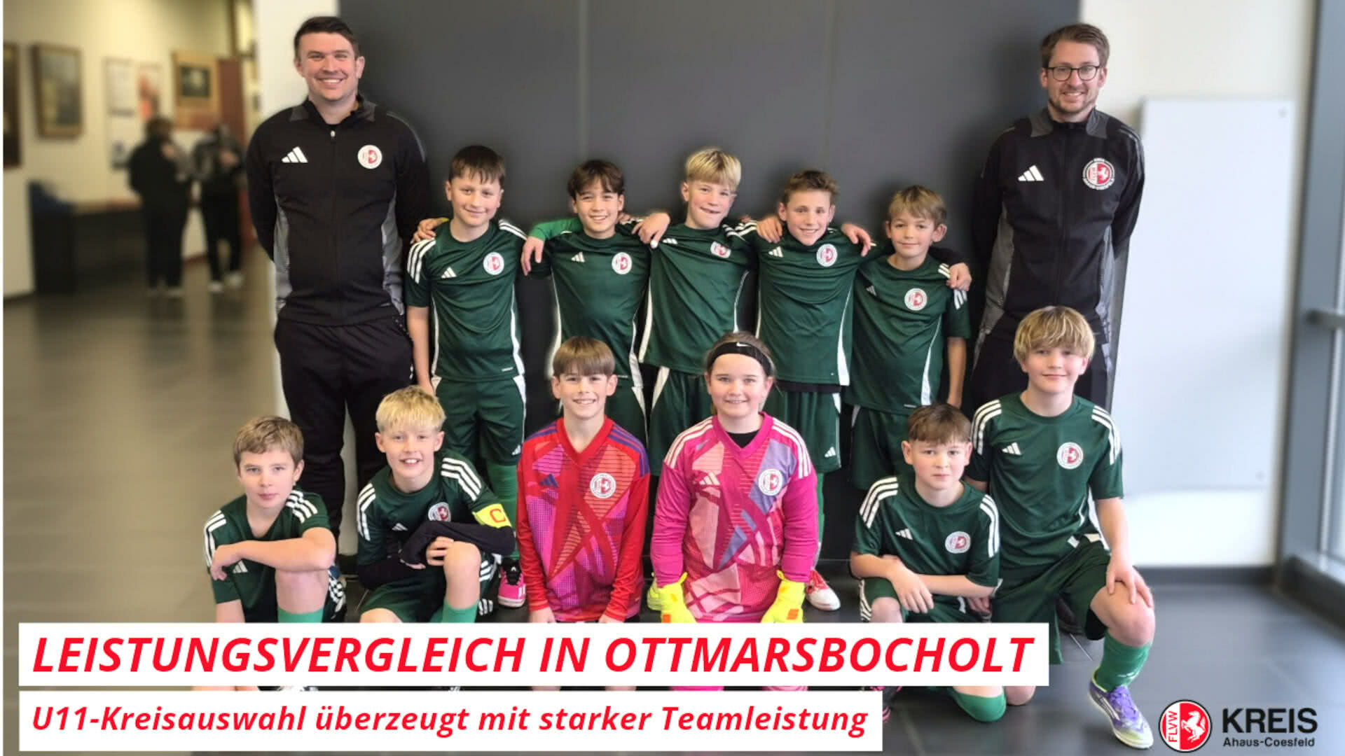 Starker 3. Platz beim Leistungsvergleich der U11-Kreisauswahlen in Ottmarsbocholt