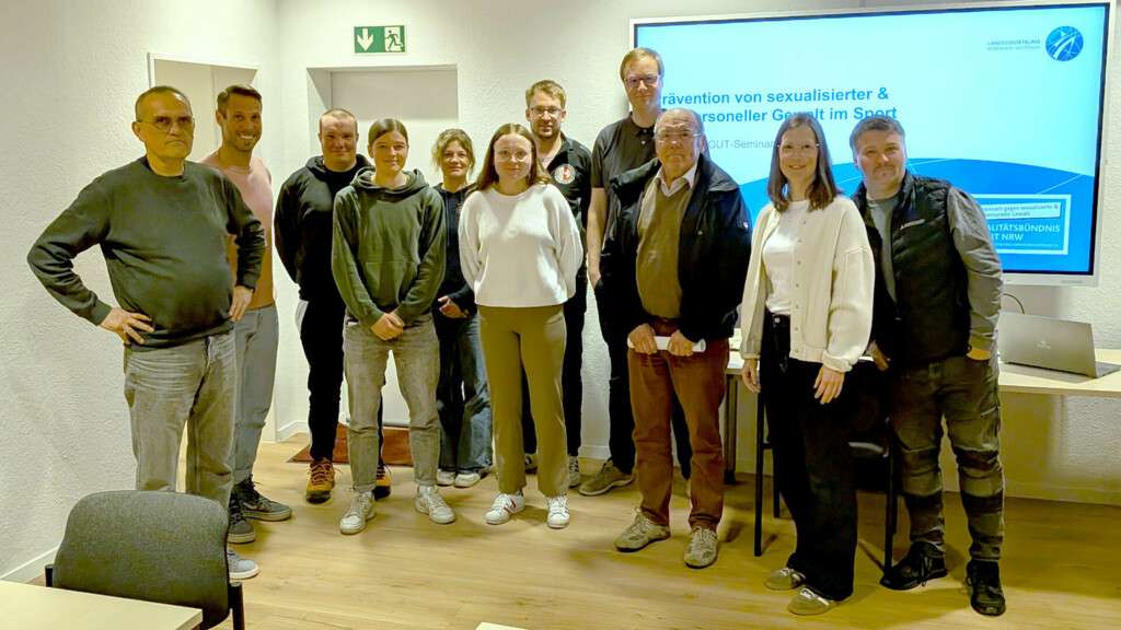 Teilnahme der Stützpunkttrainer an einer Präventionsschulung