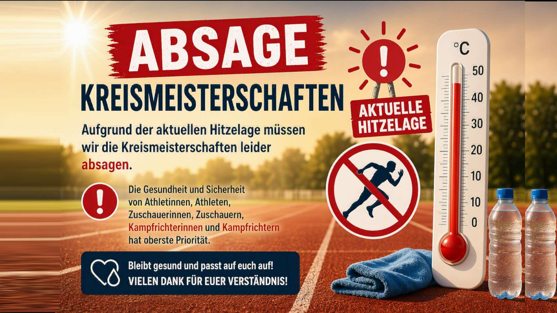 Absage Kreismeisterschaften