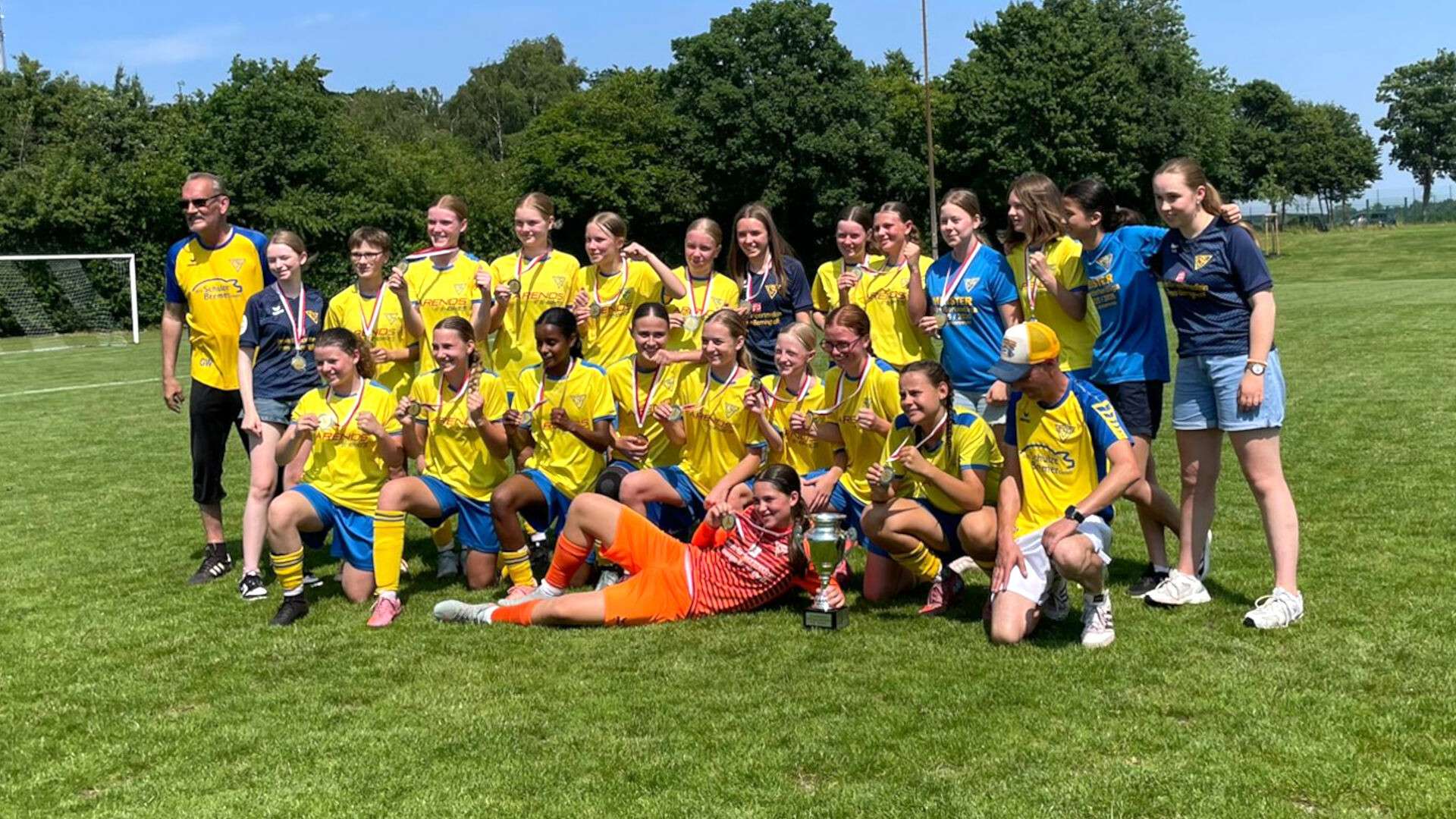 Pokalsieger C-Juniorinnen TSG Dülmen