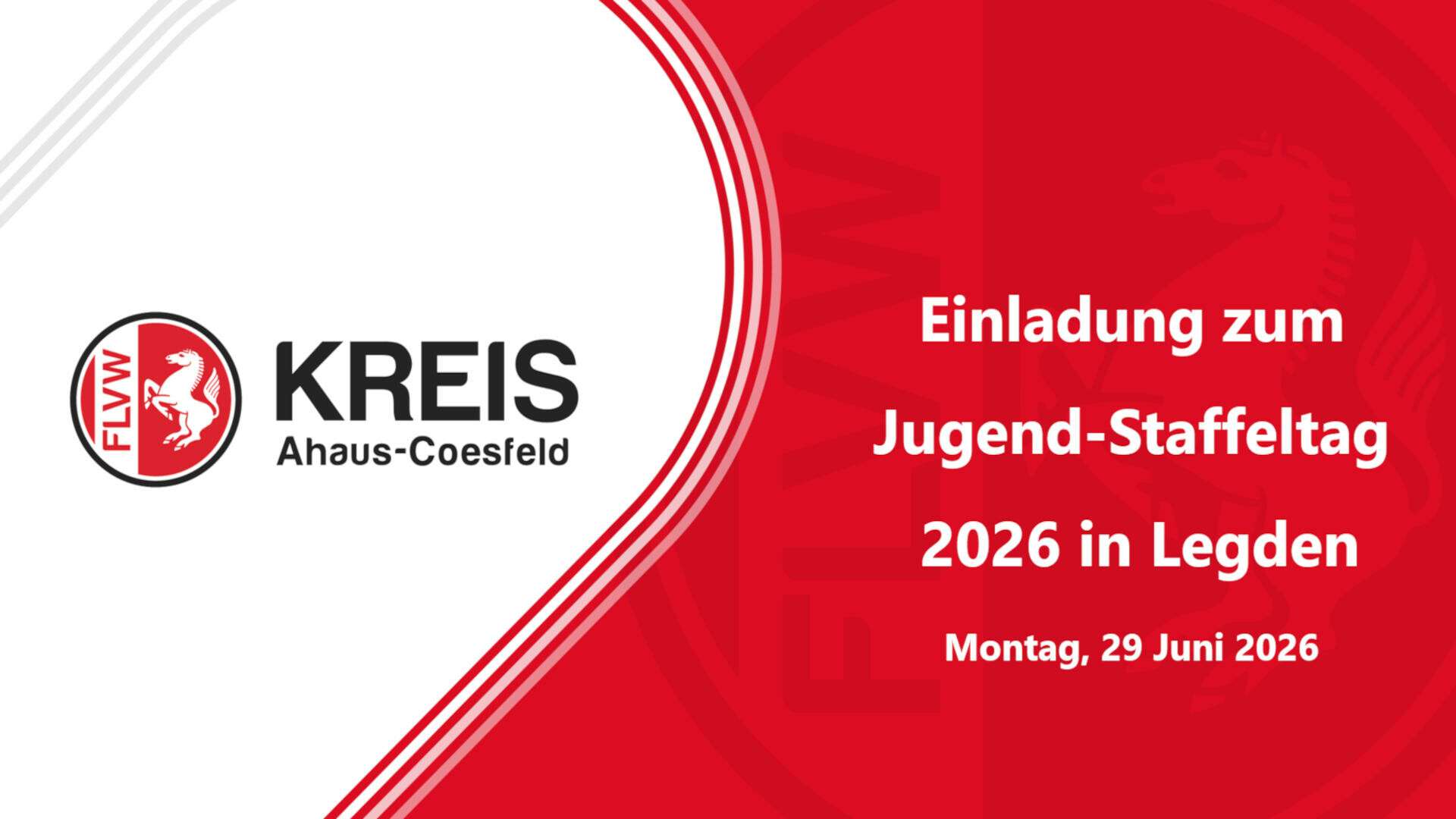 Einladung zum Staffeltag der Jugend 2026