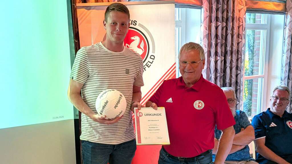 ASV Ellewick wurde III wurde in der Saison 2025/26 Meister in der Kreisliga D2