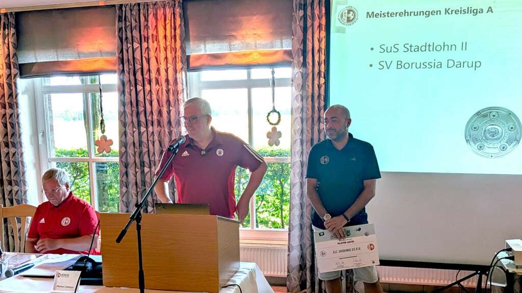 Markus Lobreyer leitet als Vorsitzender des Kreisfußballauschuss den 