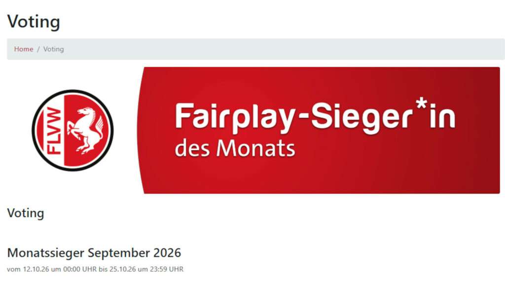 Phil Rix f&uuml;r die Fairplay-Aktion September 2026 nominiert