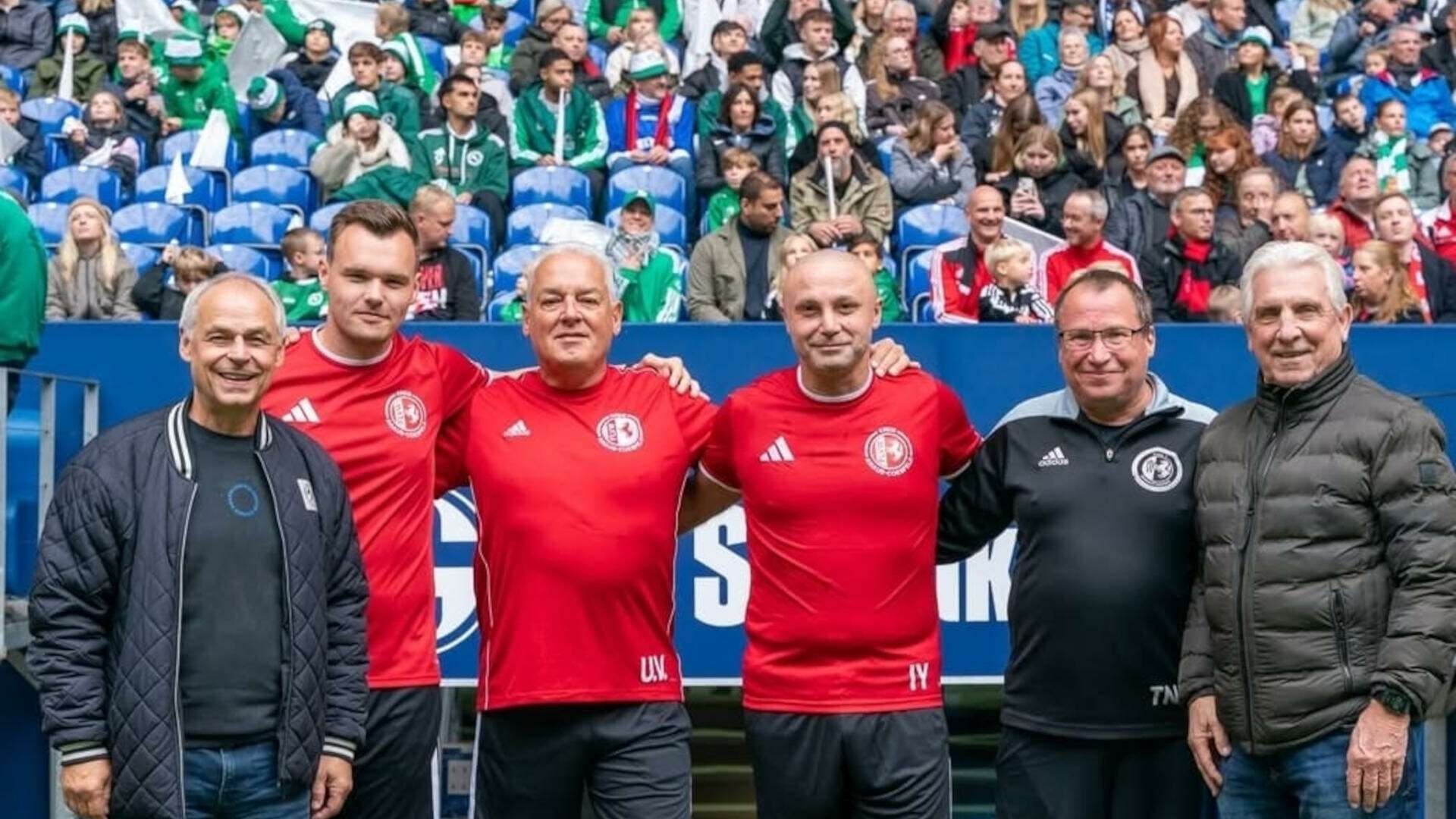 Unser Schiedsrichtergespann auf Schalke